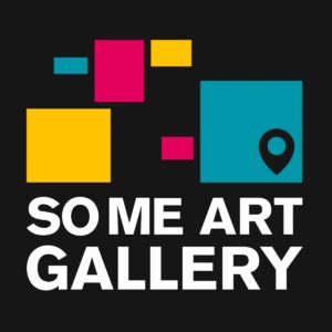 Social Media Art Gallery Logo in black