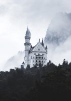 Neuschwanstein castle by lorenz weisse