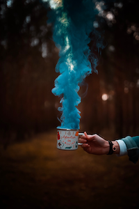 Smoke out of a cup Photography