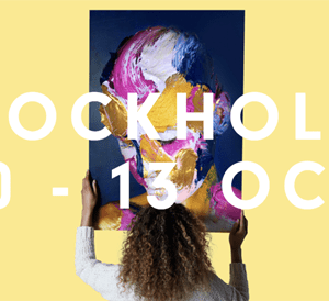 ad of affordable art fair stockholm 2019