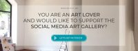 art lovers can support social media art gallery with donation
